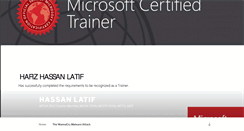 Desktop Screenshot of hassanlatif.net