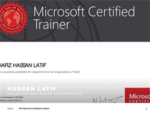 Tablet Screenshot of hassanlatif.net